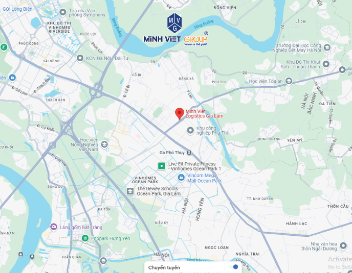 Kho chung Minh Việt Logistics có vị trí thuận lợi giao thông