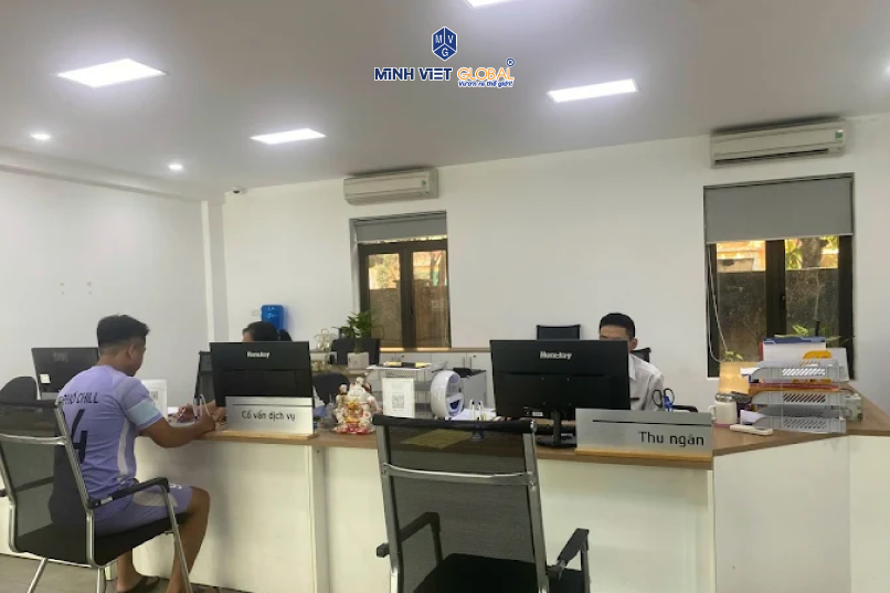Khu vực phục vụ khách hàng chuyên nghiệp